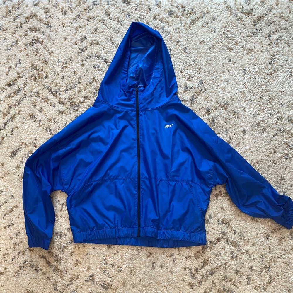blue silk jacket